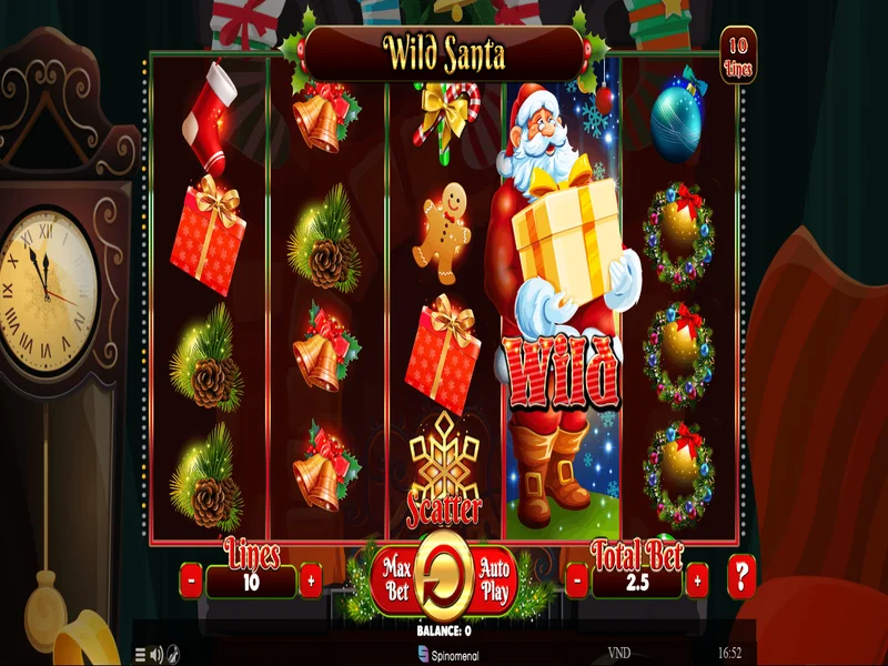 Những ưu đãi cực hot đang có tại slot wild santa